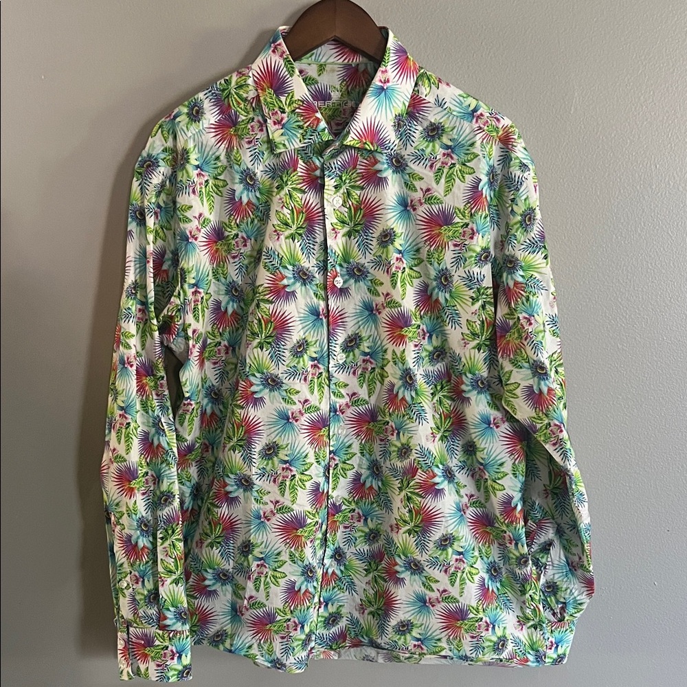 Bertigo Floral  Shirt size XL
